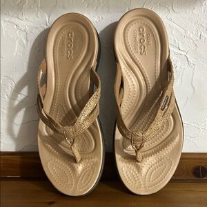 CROCS Women's Gold Sandals